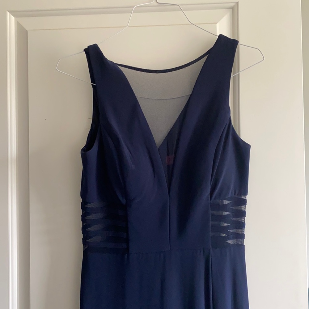 Morgan and Co Long Navy dress